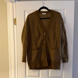 Madewell Warm Brown Knit Cardigan